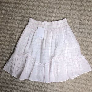 And other stories check detail skirt NWT